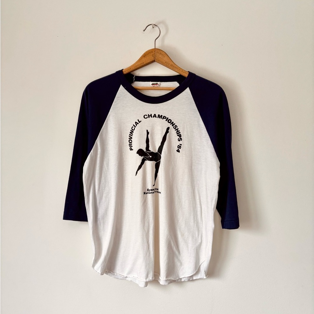 1980’s Provincial Championships Gymnastics” 3/4 Sleeve Shirt